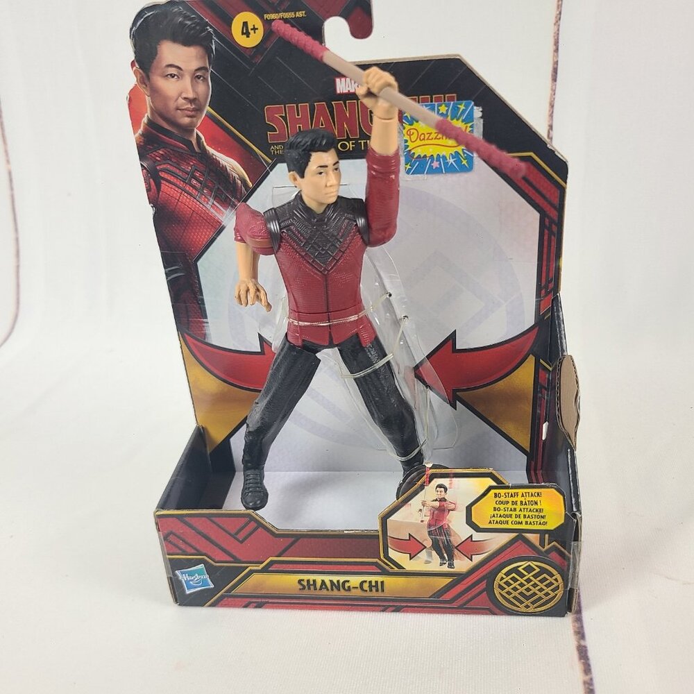 Shang-Chi And The‎ Legend Of The Ten Rings Action Figure Marvel w Bo-Staff F0960
